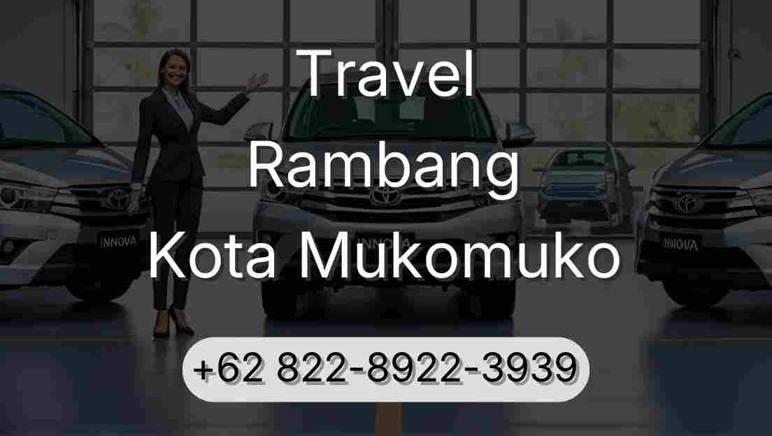 Travel Rambang Kota Mukomuko