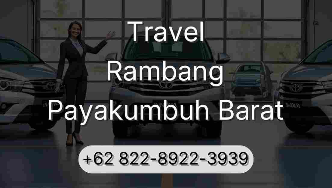 Travel Rambang Payakumbuh Barat