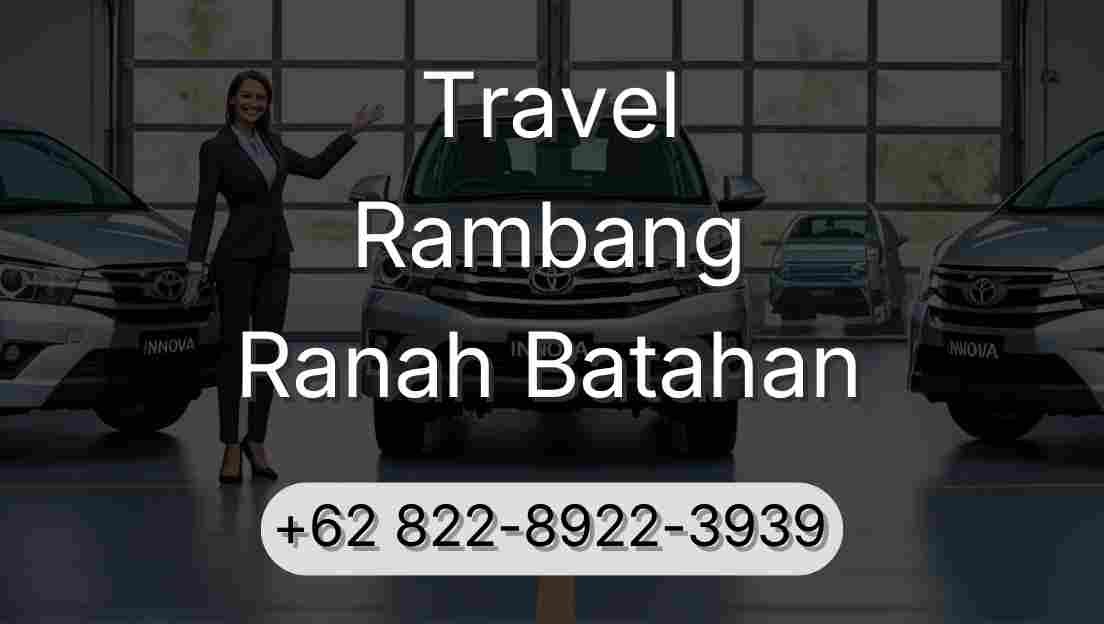 Travel Rambang Ranah Batahan
