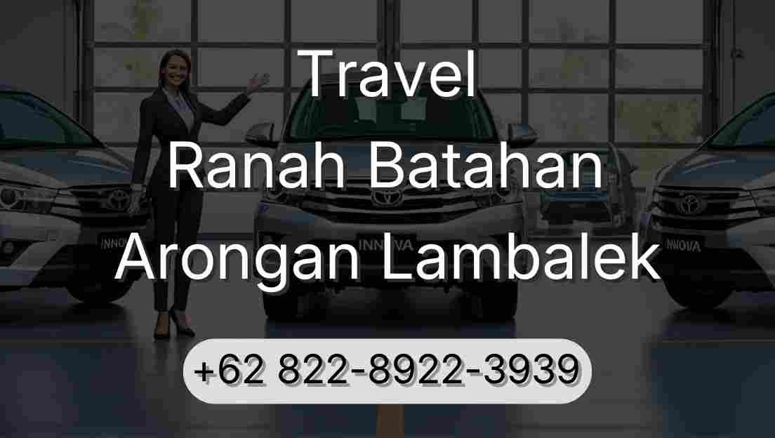 Travel Ranah Batahan Arongan Lambalek