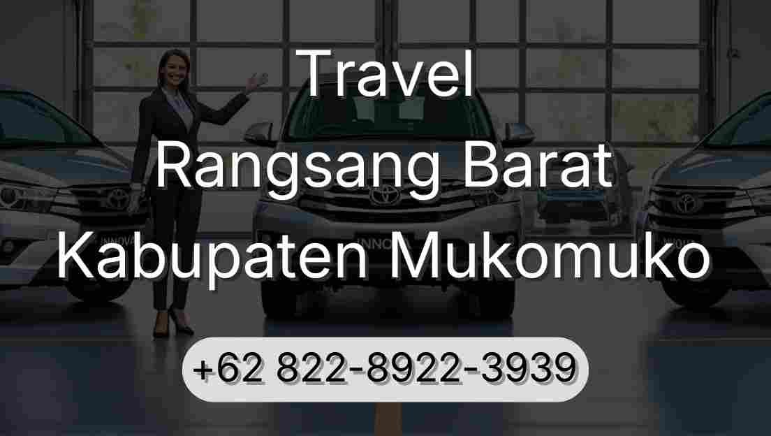 Travel Rangsang Barat Kabupaten Mukomuko