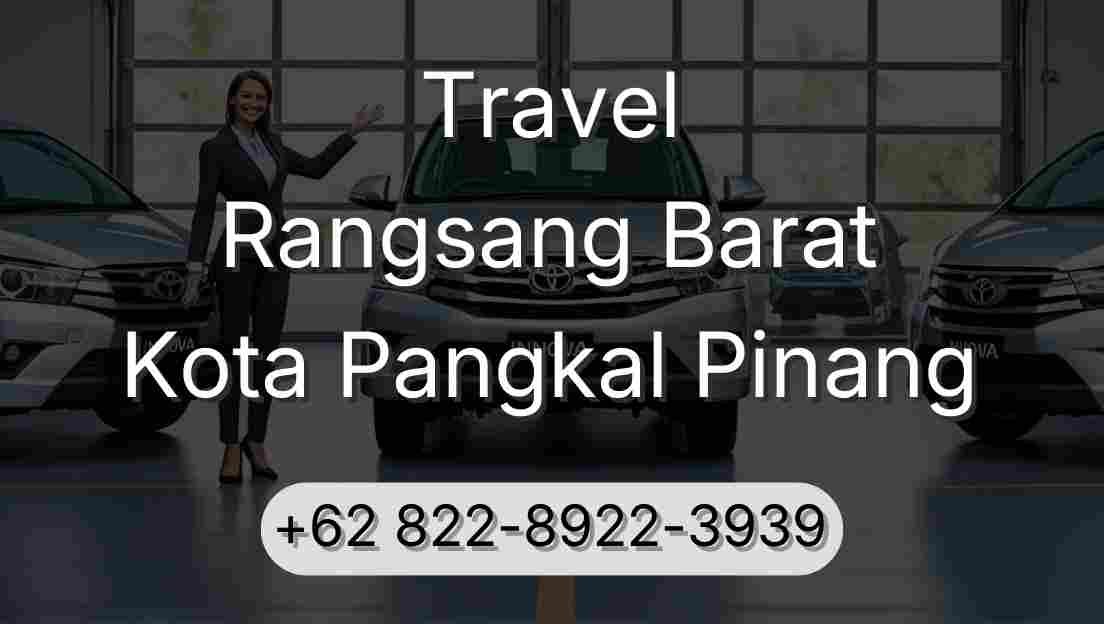 Travel Rangsang Barat Kota Pangkal Pinang