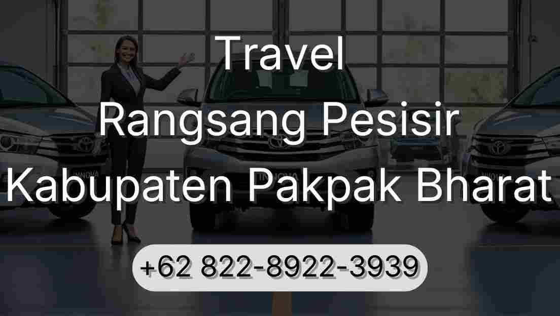 Travel Rangsang Pesisir Kabupaten Pakpak Bharat