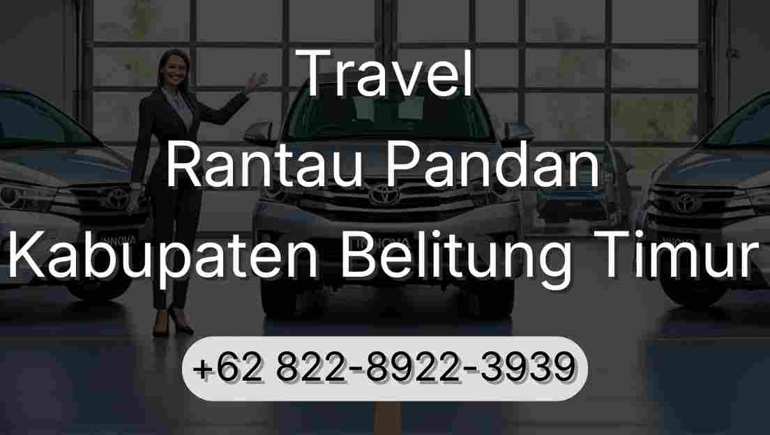 Travel Rantau Pandan Kabupaten Belitung Timur