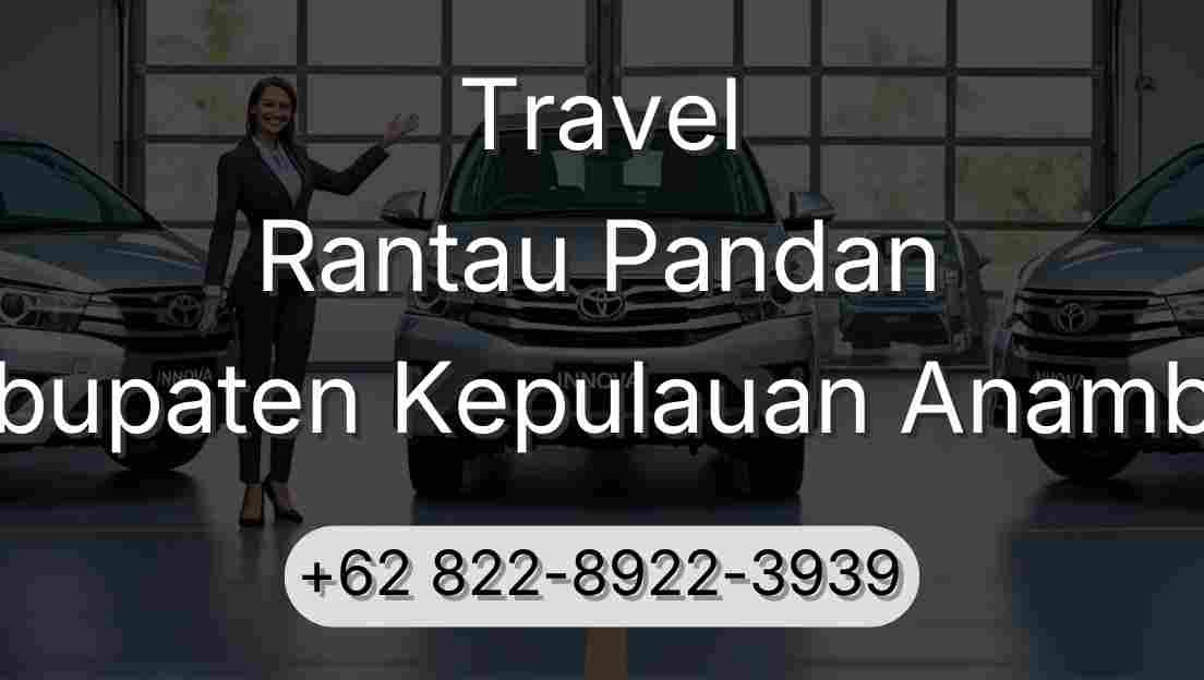 Travel Rantau Pandan Kabupaten Kepulauan Anambas