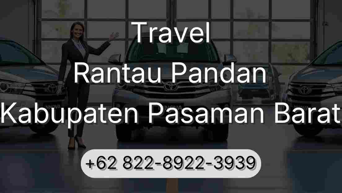 Travel Rantau Pandan Kabupaten Pasaman Barat