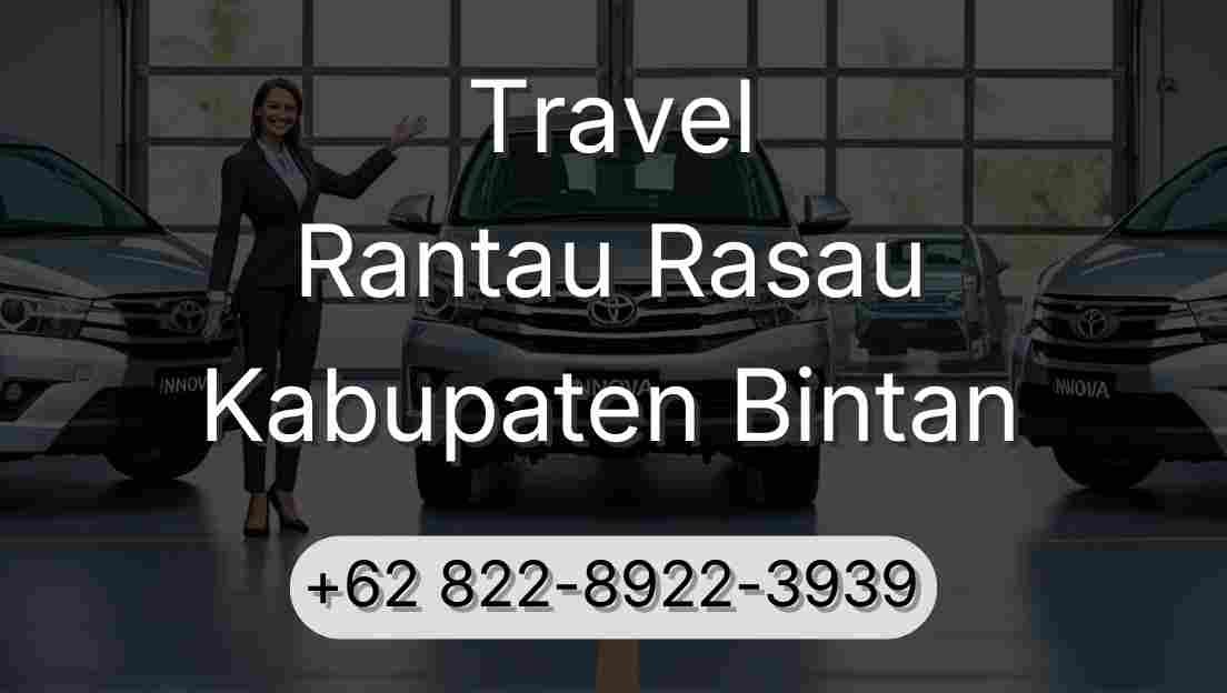 Travel Rantau Rasau Kabupaten Bintan