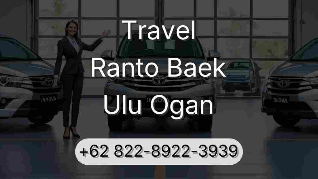 Travel Ranto Baek Ulu Ogan