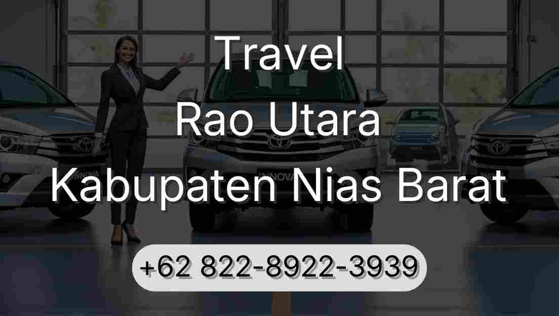 Travel Rao Utara Kabupaten Nias Barat