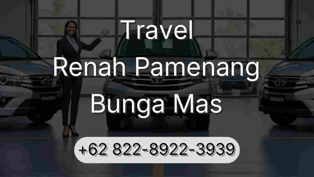 Travel Renah Pamenang Bunga Mas