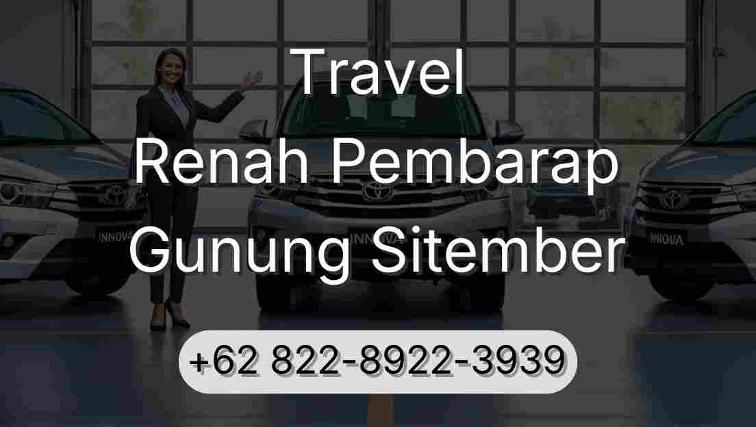 Travel Renah Pembarap Gunung Sitember