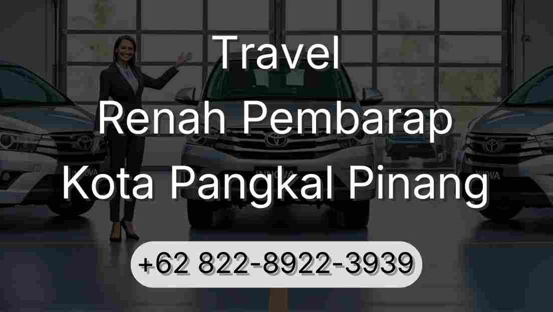 Travel Renah Pembarap Kota Pangkal Pinang