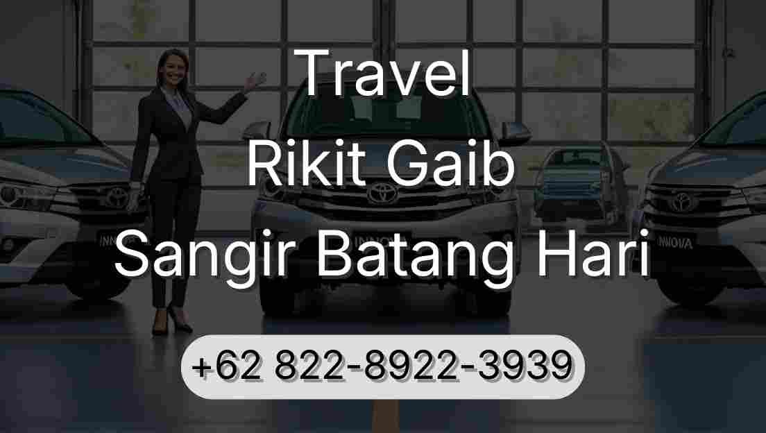 Travel Rikit Gaib Sangir Batang Hari