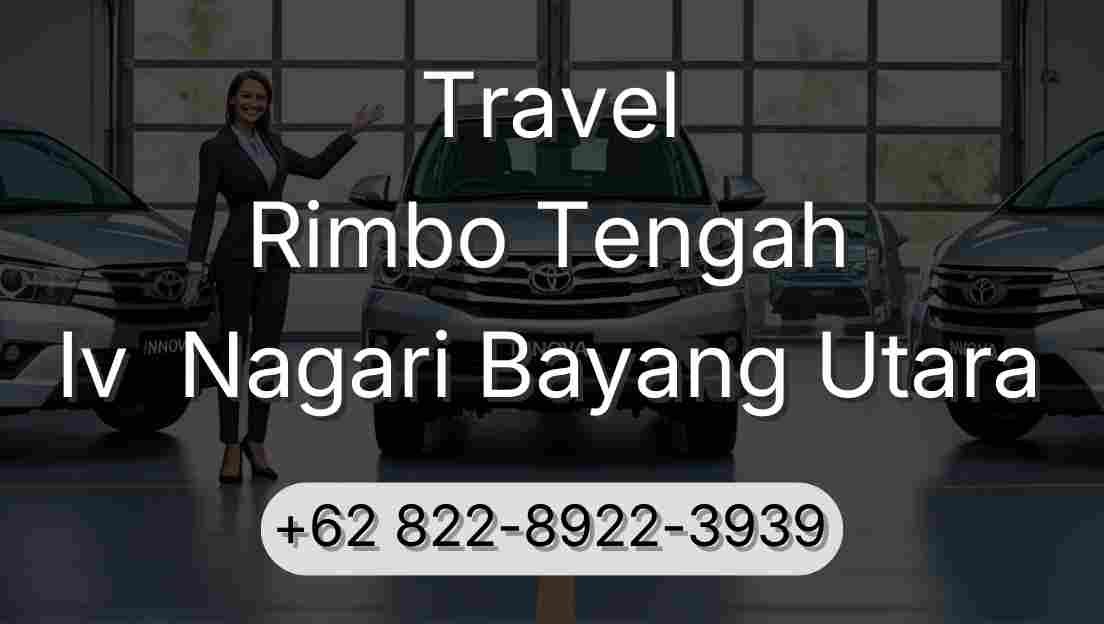 Travel Rimbo Tengah Iv  Nagari Bayang Utara