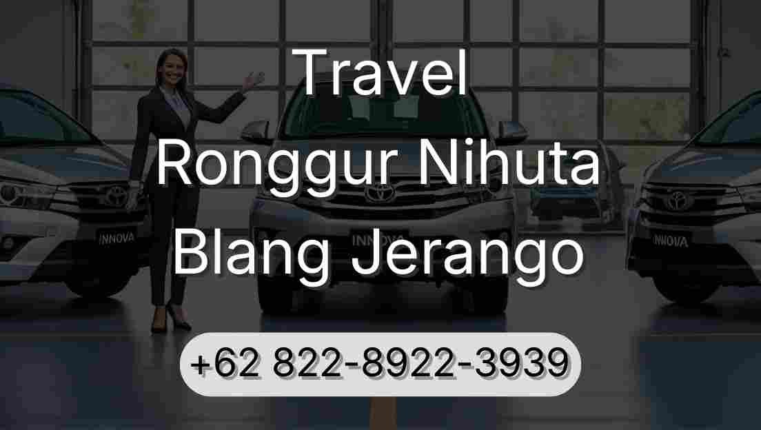 Travel Ronggur Nihuta Blang Jerango