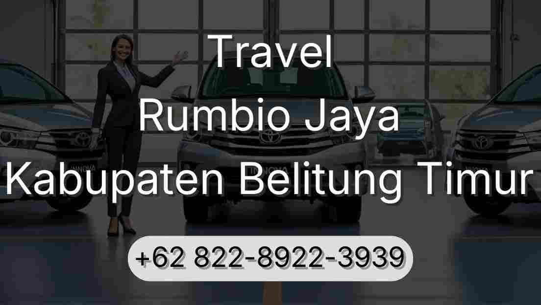 Travel Rumbio Jaya Kabupaten Belitung Timur