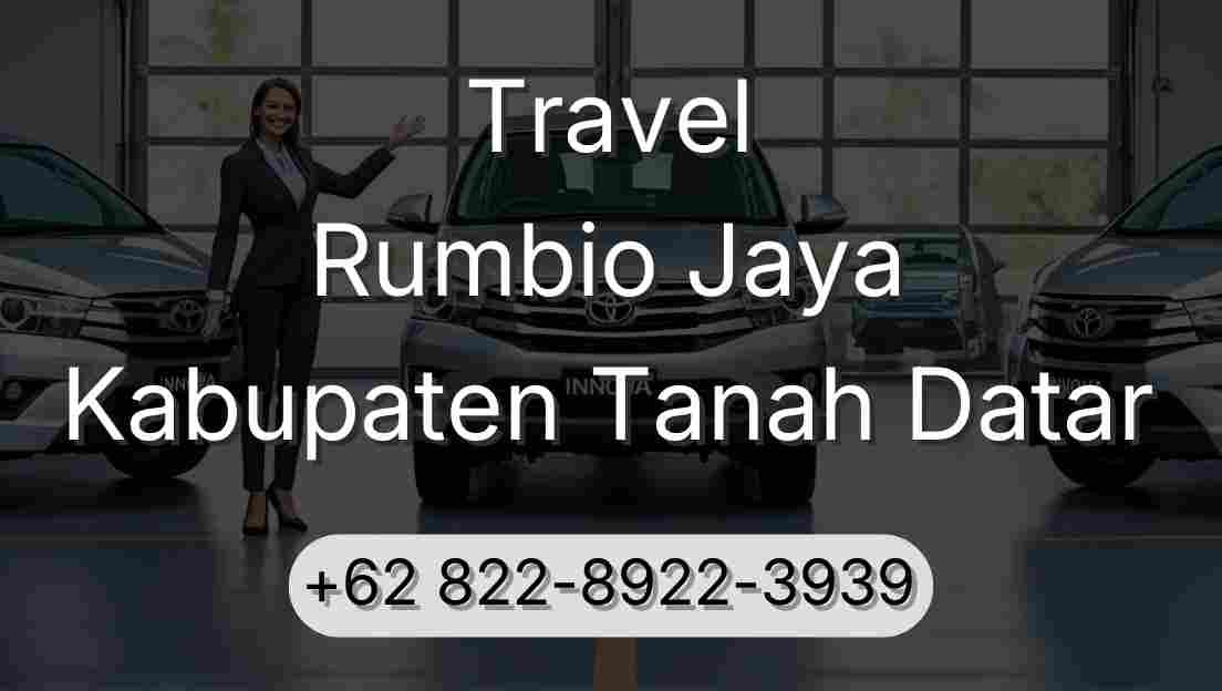 Travel Rumbio Jaya Kabupaten Tanah Datar