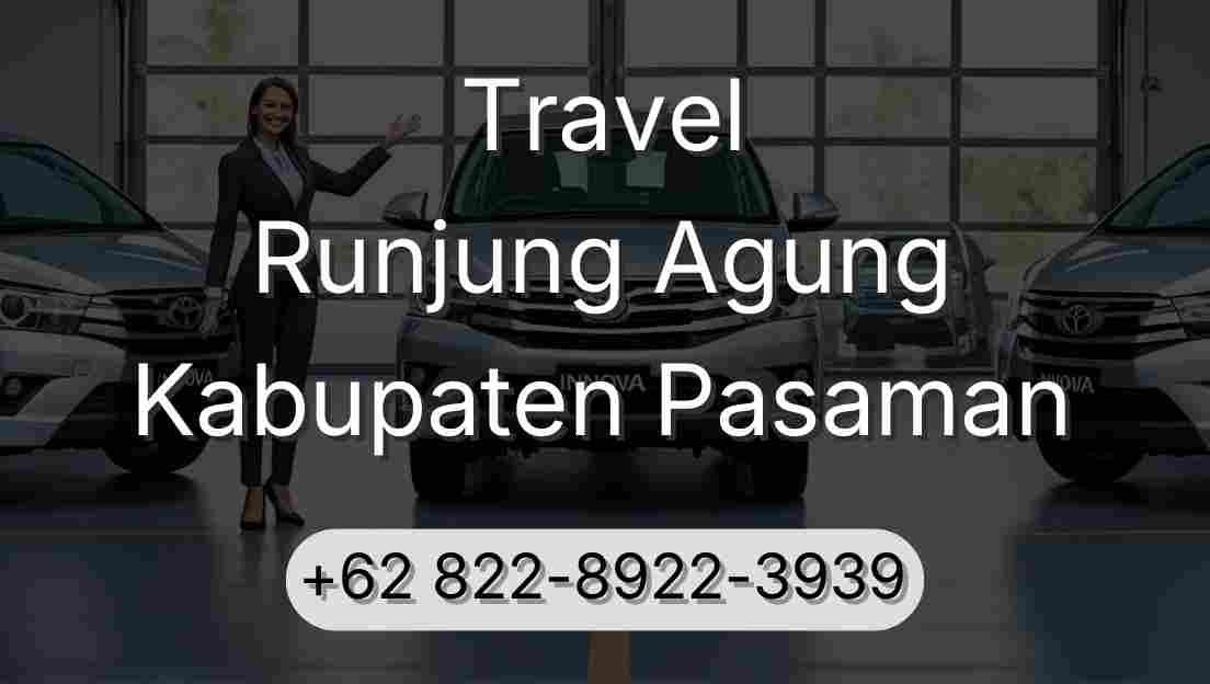 Travel Runjung Agung Kabupaten Pasaman