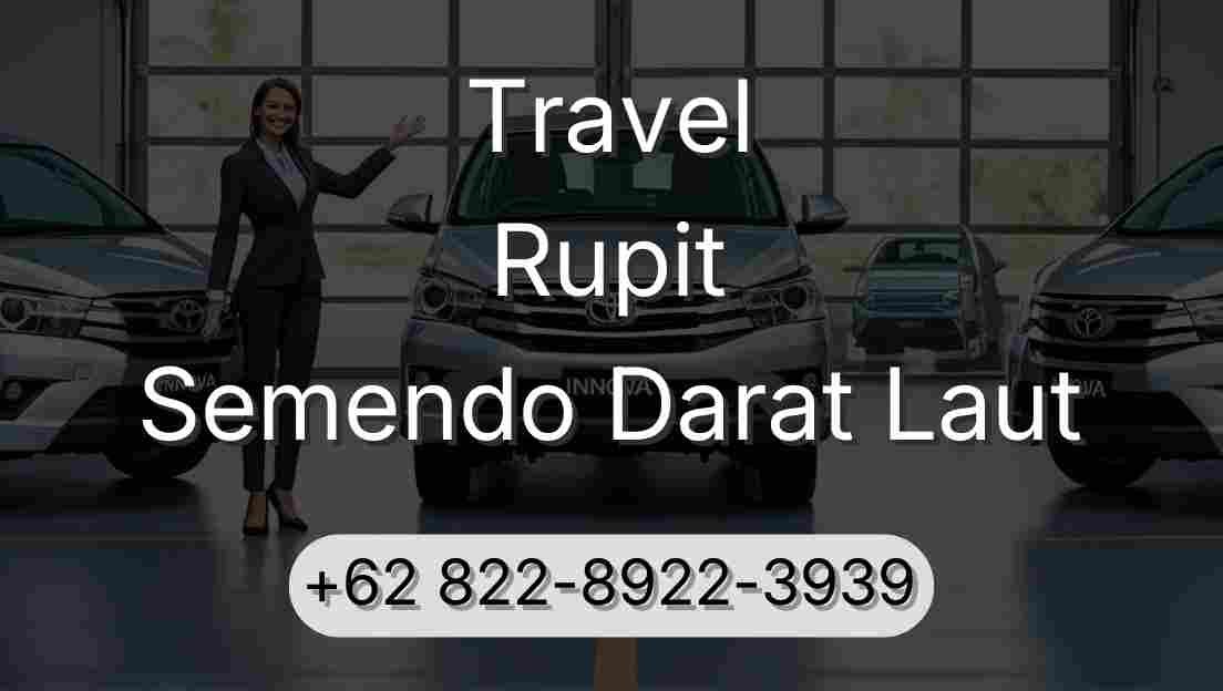 Travel Rupit Semendo Darat Laut