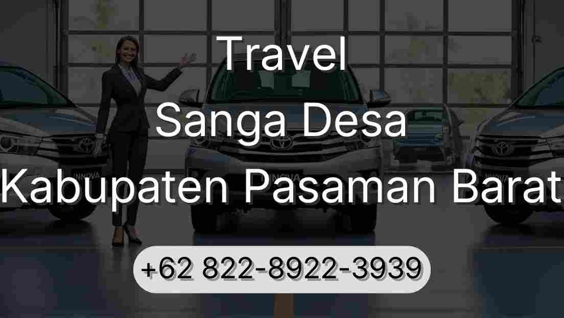 Travel Sanga Desa Kabupaten Pasaman Barat