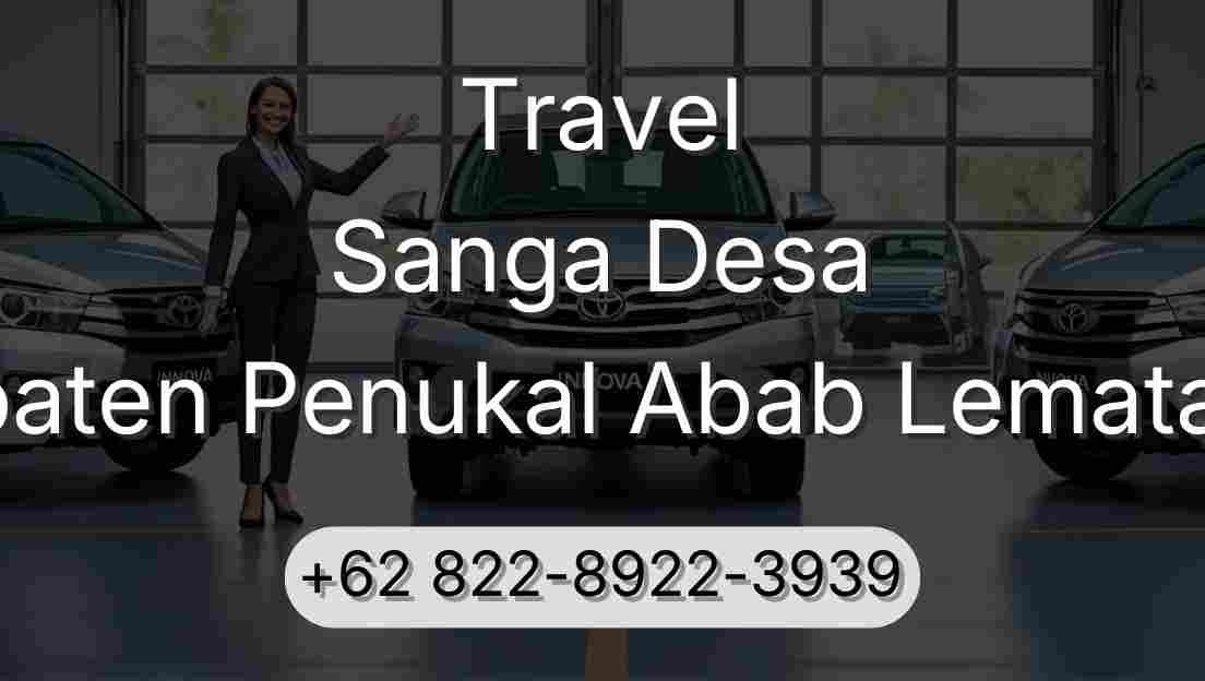 Travel Sanga Desa Kabupaten Penukal Abab Lematang Ilir