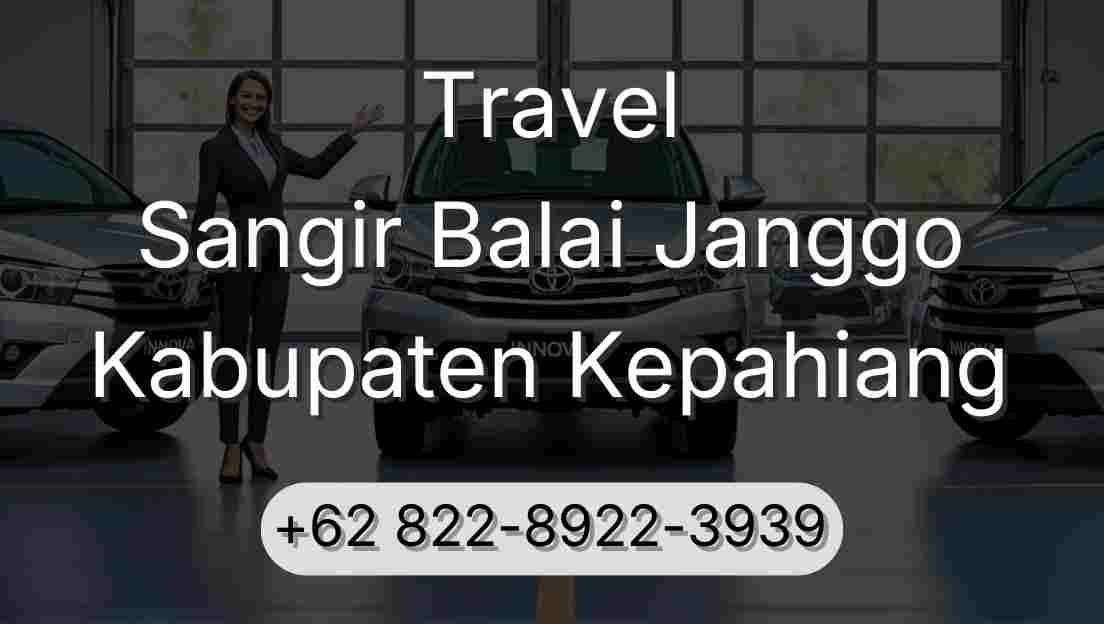 Travel Sangir Balai Janggo Kabupaten Kepahiang