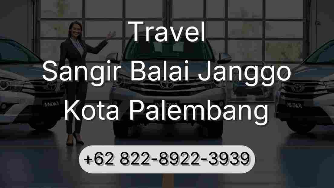 Travel Sangir Balai Janggo Kota Palembang