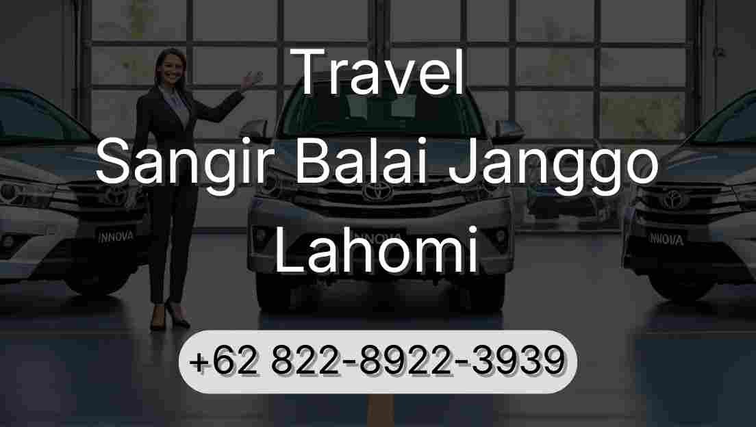 Travel Sangir Balai Janggo Lahomi