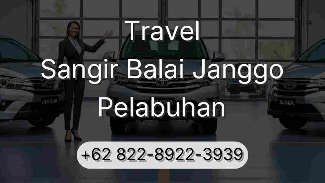 Travel Sangir Balai Janggo Pelabuhan