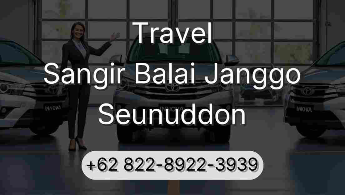Travel Sangir Balai Janggo Seunuddon
