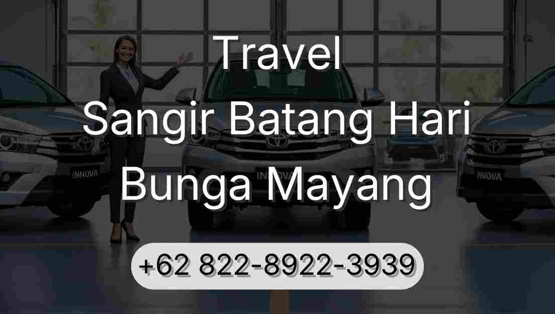 Travel Sangir Batang Hari Bunga Mayang