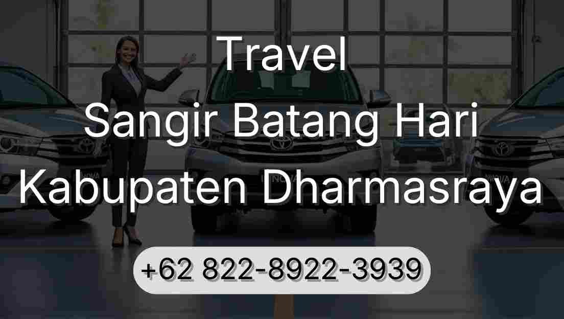 Travel Sangir Batang Hari Kabupaten Dharmasraya