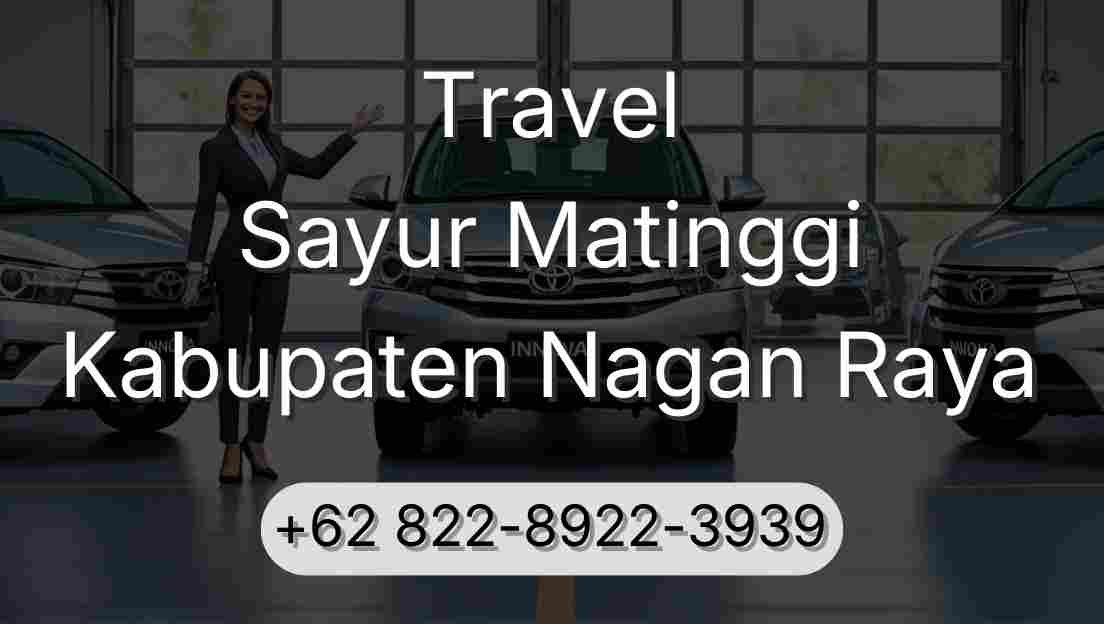 Travel Sayur Matinggi Kabupaten Nagan Raya