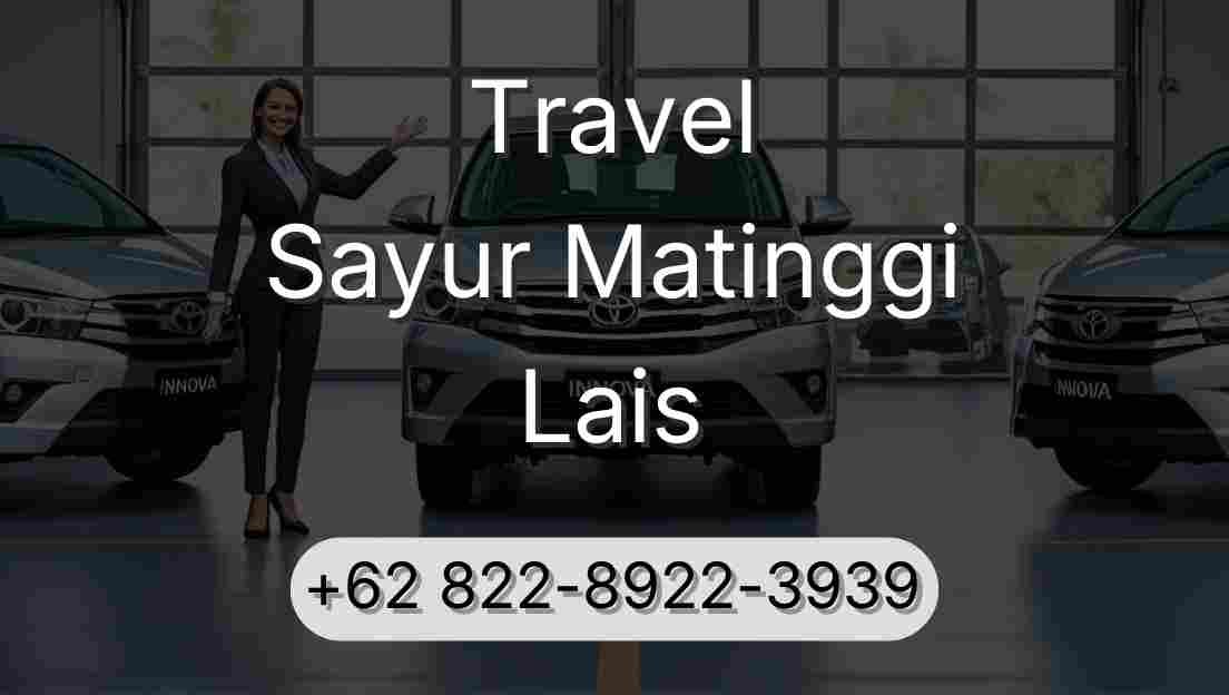 Travel Sayur Matinggi Lais