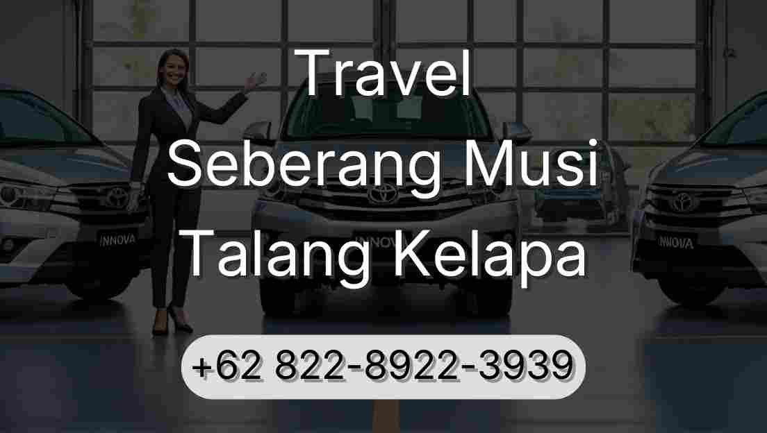 Travel Seberang Musi Talang Kelapa