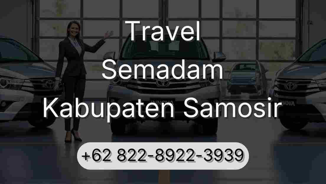 Travel Semadam Kabupaten Samosir