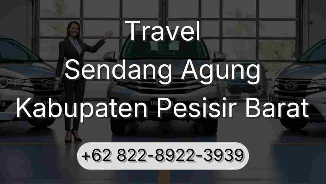 Travel Sendang Agung Kabupaten Pesisir Barat