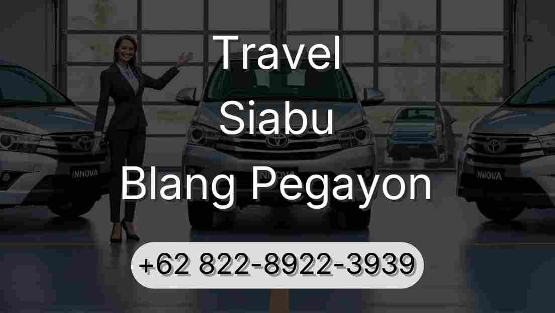 Travel Siabu Blang Pegayon