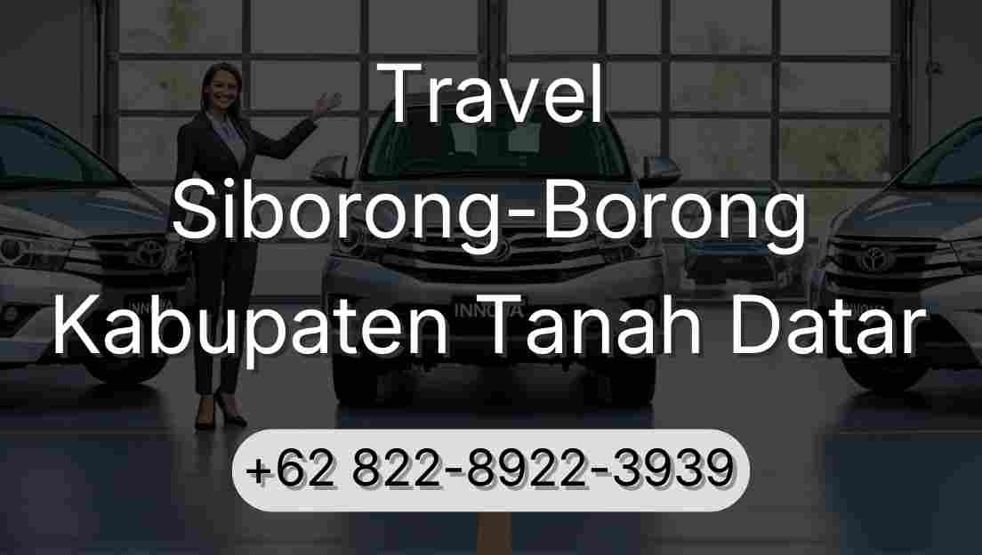 Travel Siborong-Borong Kabupaten Tanah Datar