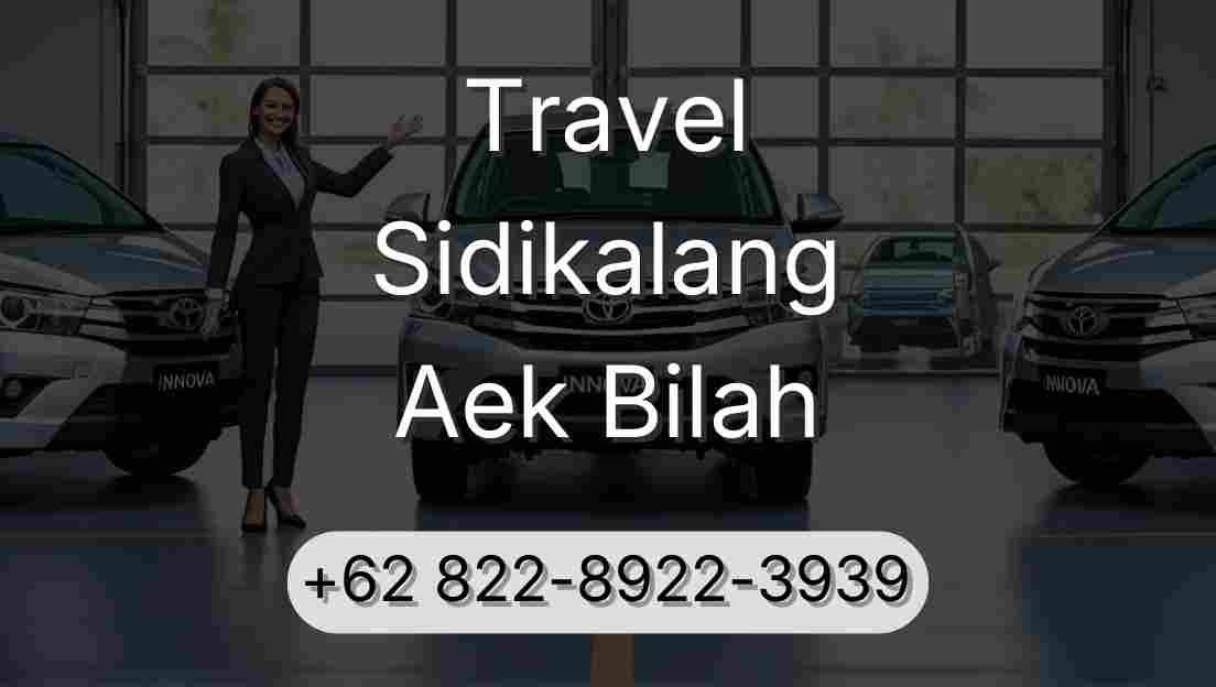 Travel Sidikalang Aek Bilah