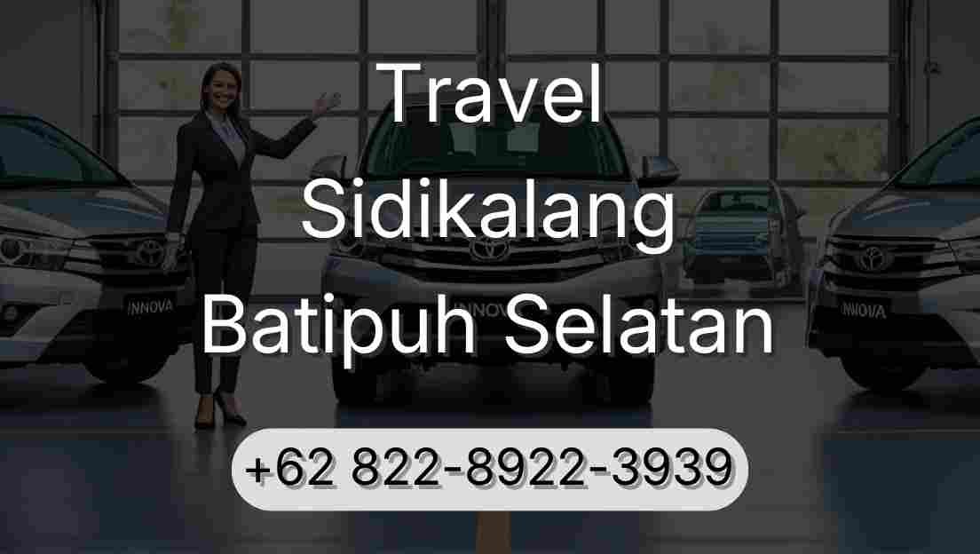Travel Sidikalang Batipuh Selatan