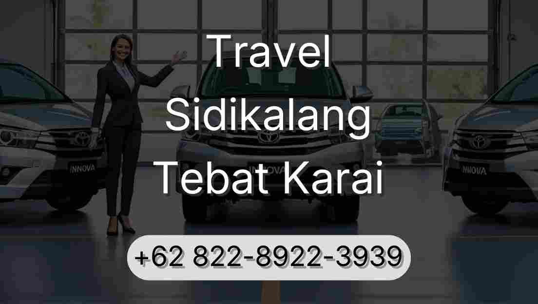 Travel Sidikalang Tebat Karai