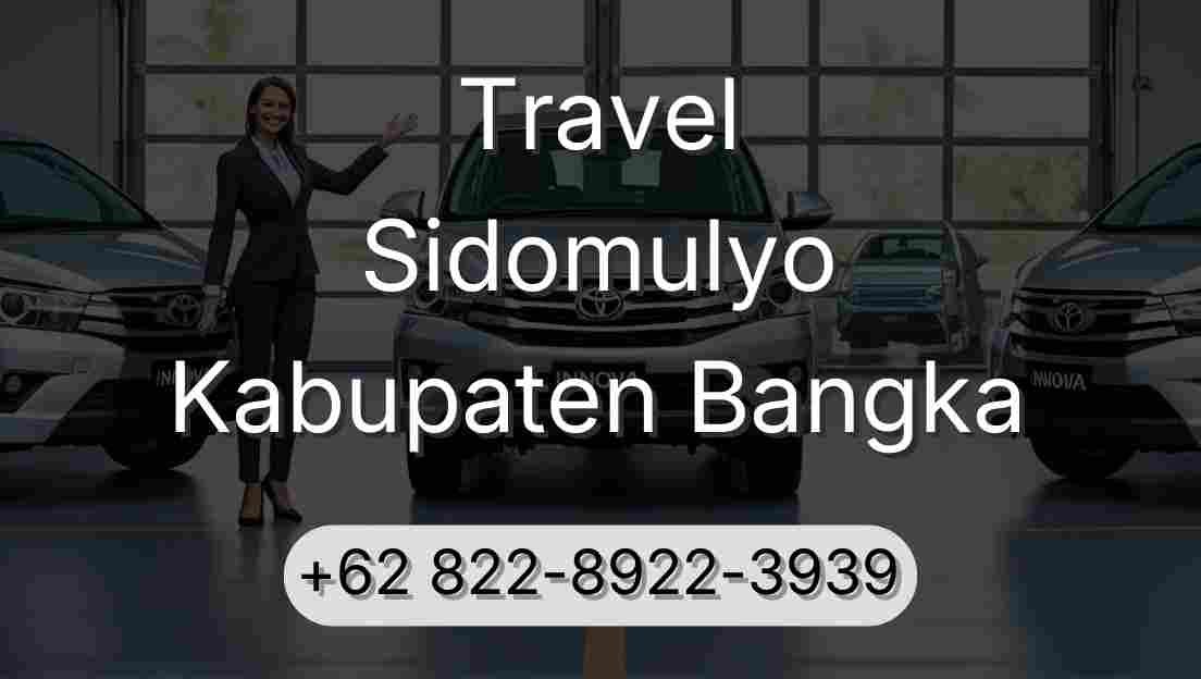 Travel Sidomulyo Kabupaten Bangka