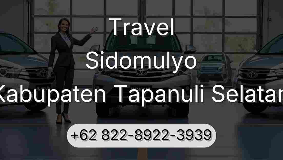 Travel Sidomulyo Kabupaten Tapanuli Selatan