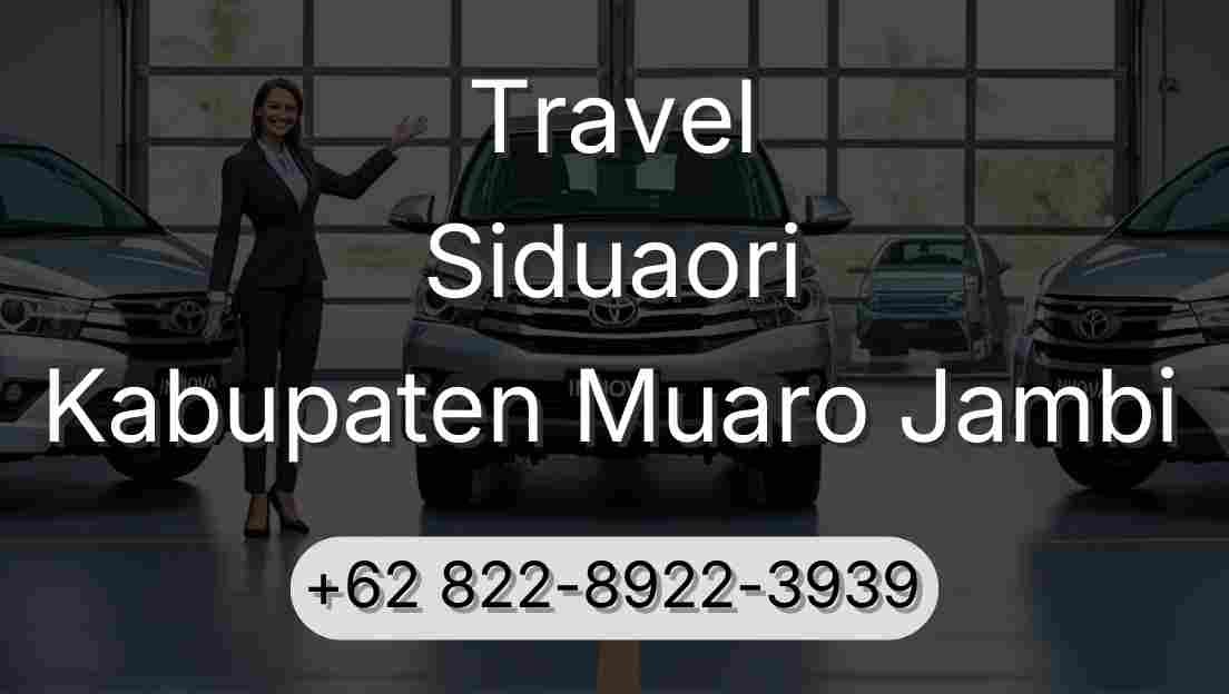 Travel Siduaori Kabupaten Muaro Jambi