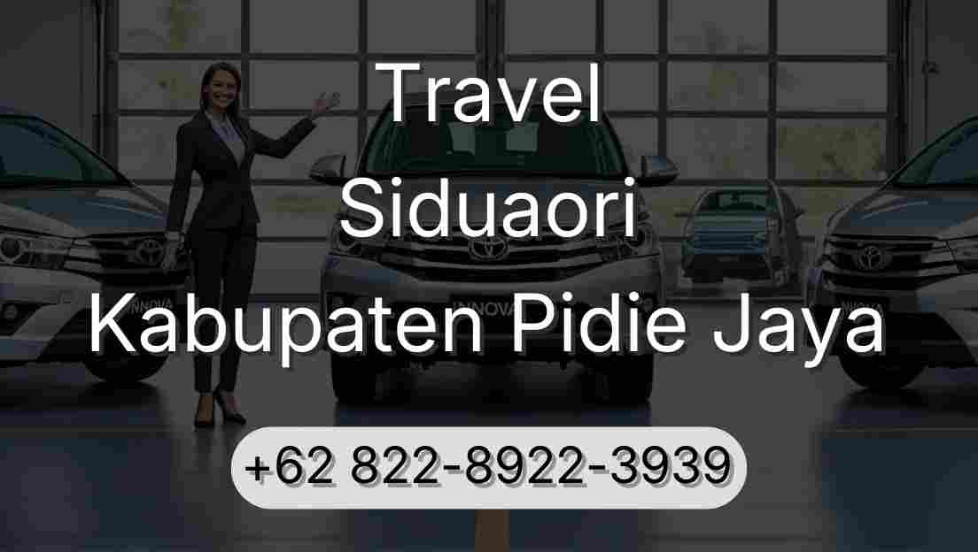 Travel Siduaori Kabupaten Pidie Jaya