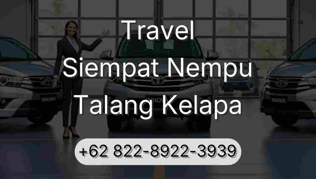 Travel Siempat Nempu Talang Kelapa