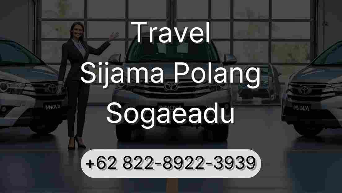 Travel Sijama Polang Sogaeadu