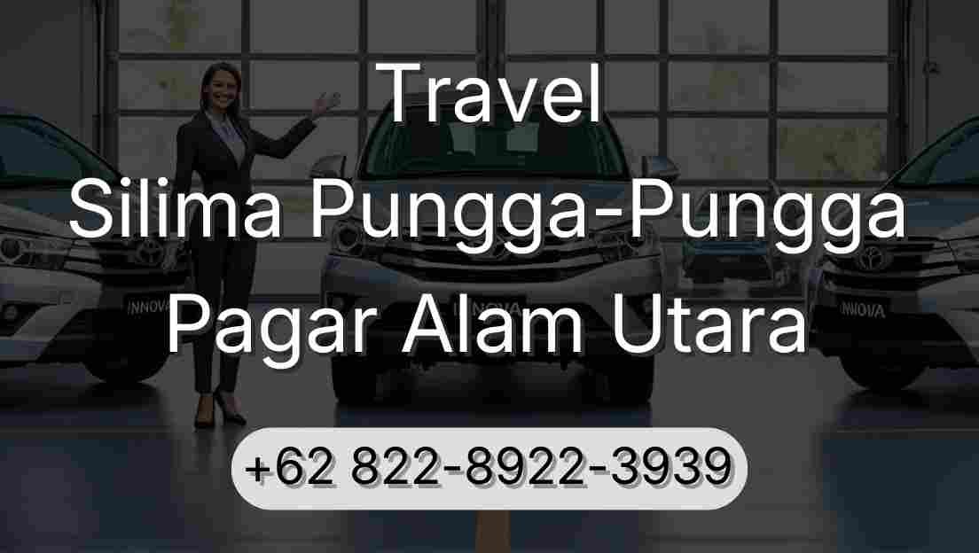 Travel Silima Pungga-Pungga Pagar Alam Utara