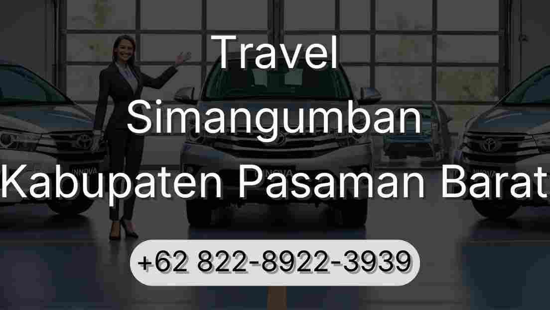 Travel Simangumban Kabupaten Pasaman Barat